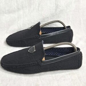Platini Driving Loafers Men's Size 10.5 Black Lightweight Minimalist Modern Luxe